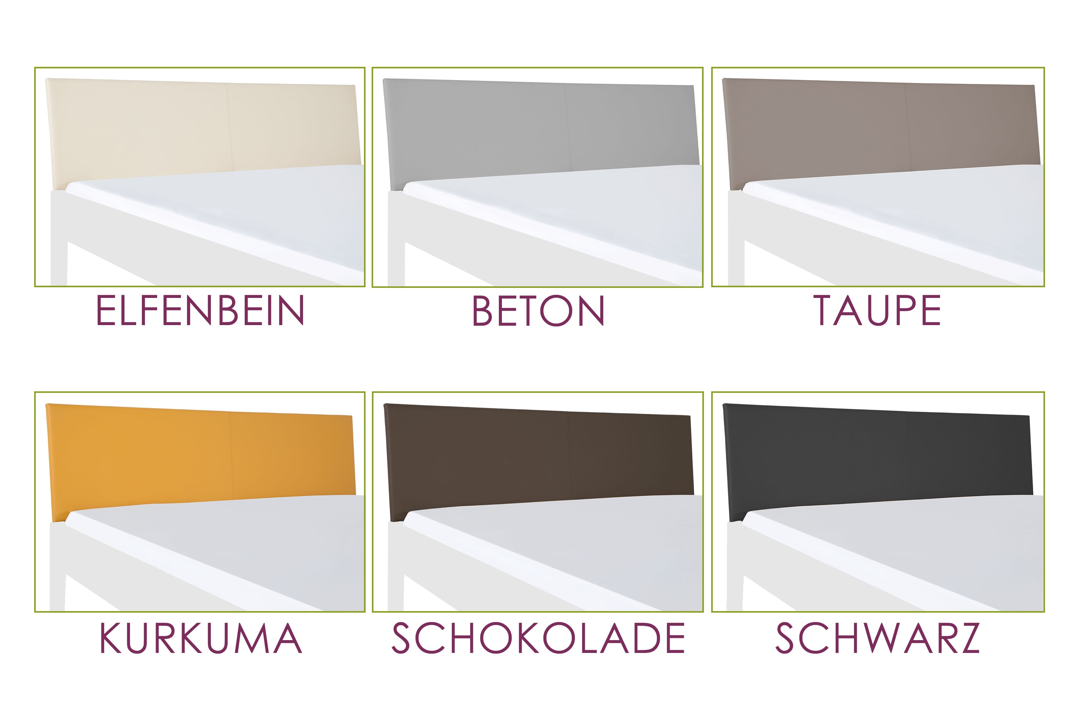 TATUYO PREMIUM Schubkastenbett, metallfrei, Lederlehne