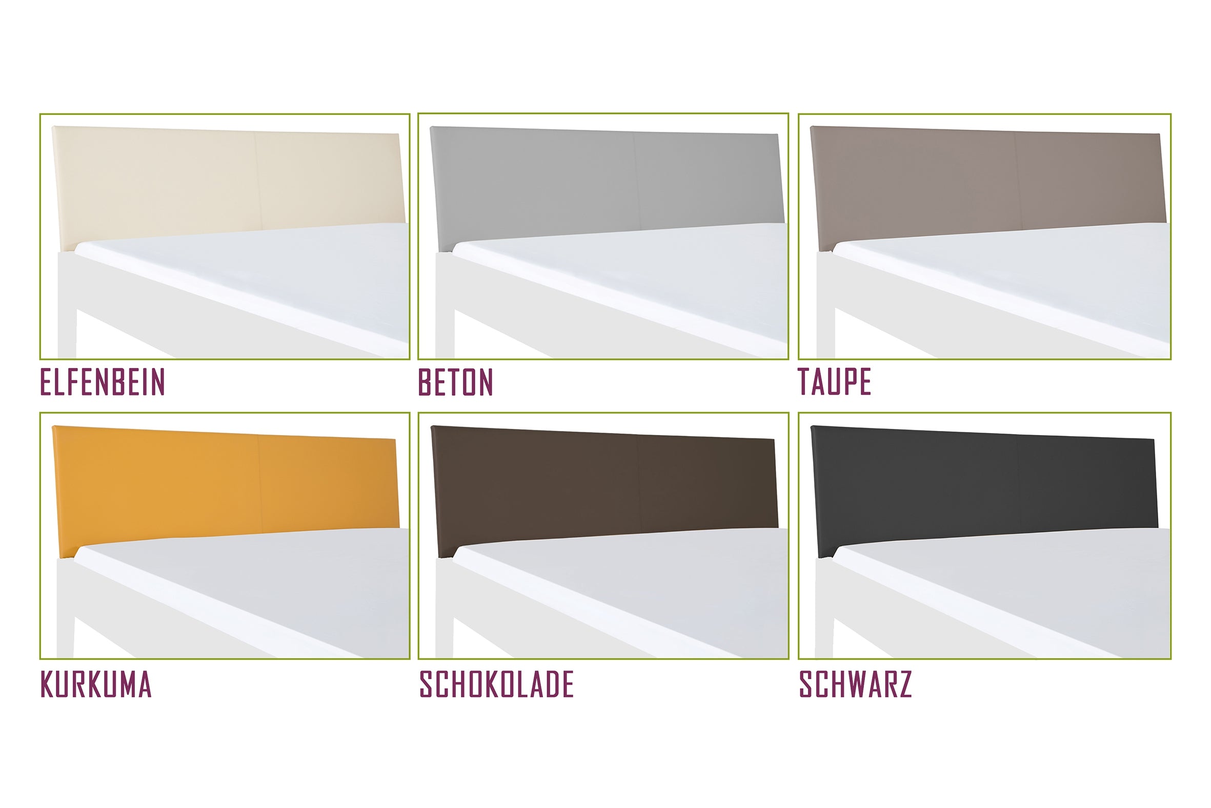 KAPOOR PREMIUM Massivholzbett, Lederlehne