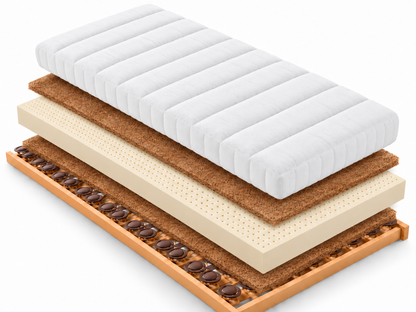 Schlafsystem Kokostraum H3 Bio-Dot-Kokos Lattenrost & Bio-Pur Strong Matratze