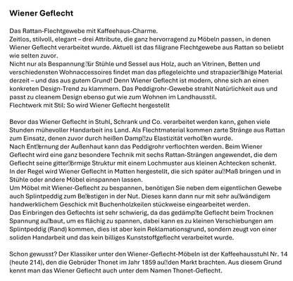 PRINA VIENNA Wiener-Geflecht-Bett