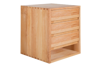 Schräge Frontalansicht von Nachttisch Ainu 3 in 49 cm