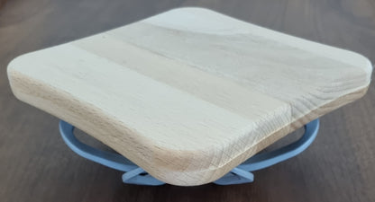 Detailansicht eines Tellers des BIO-DOT-Buche Tellerlattenrosts