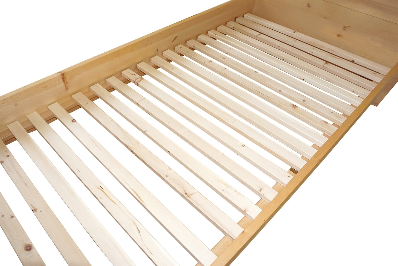 EASY-VLEX-BUCHE  Massivholz-Lattenrost - metallfrei