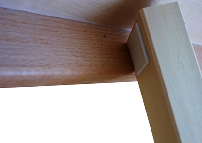 Detailansicht des Aufbaus von Lattenrost  EASY-VLEX-ZIRBE